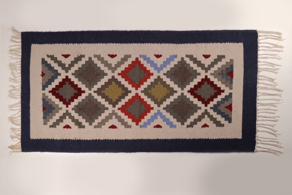 Ma'an Spice Medallion Kilim – Desert Orange