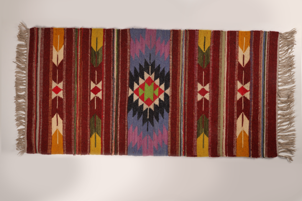 As‑Salt Hearth Medallion – Small Accent Mat