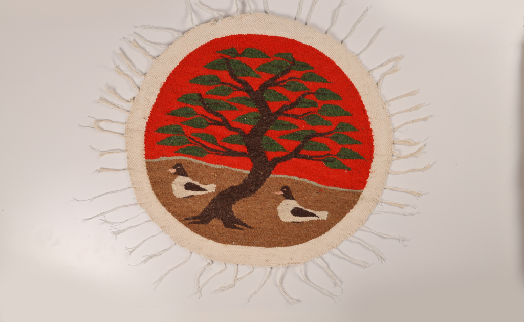 Desert Caravan – Round Bani Hamida Tapestry